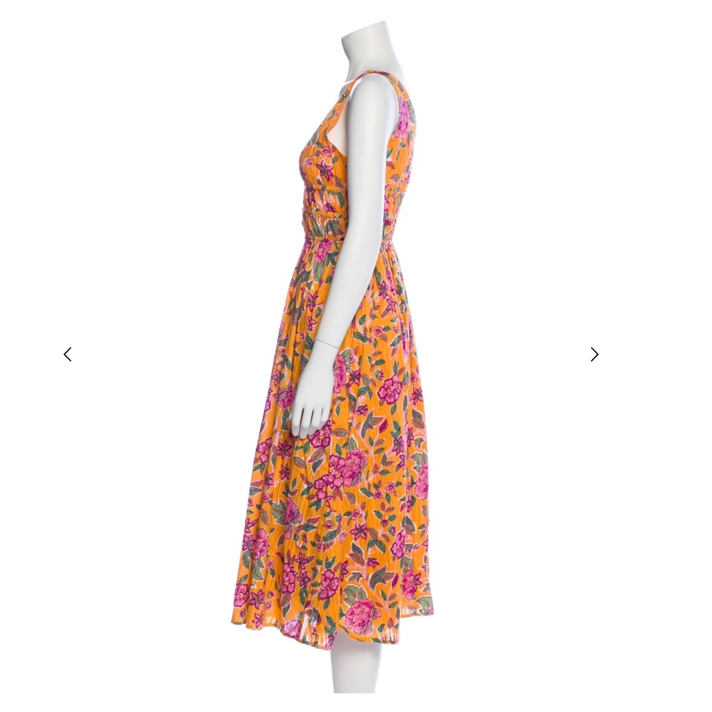 Caroline Constas Floral Print Midi Length Dress - Picture 3 of 3